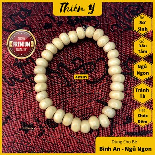 [BÁN LỖ LẤY 5⭐] Vòng Tay Gỗ Dâu Tằm Chuẩn Tự Nhiên Dành Cho Bé Sơ Sinh - Phong Thủy Thiên Ý