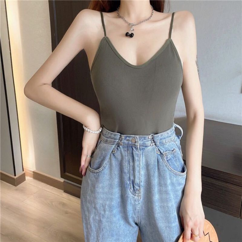 Áo bra dáng thể thao chất thun co giãn, áo ngực 2 dây nữ gợi cảm.