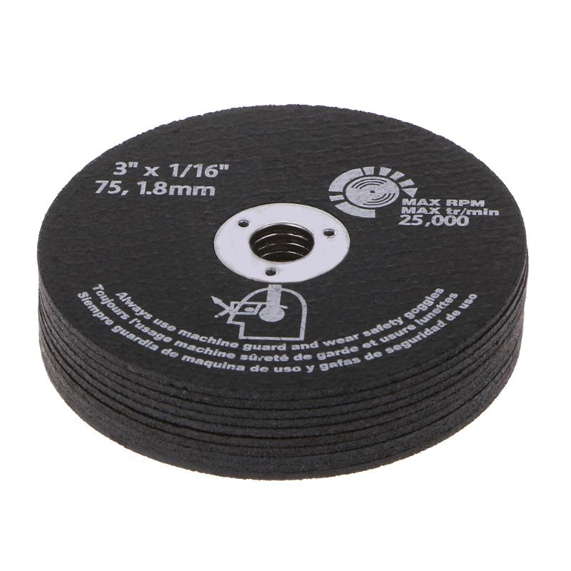 Bộ 10 Đĩa Cắt Bằng Nhựa Resin Cho Máy Cắt Kim Loại