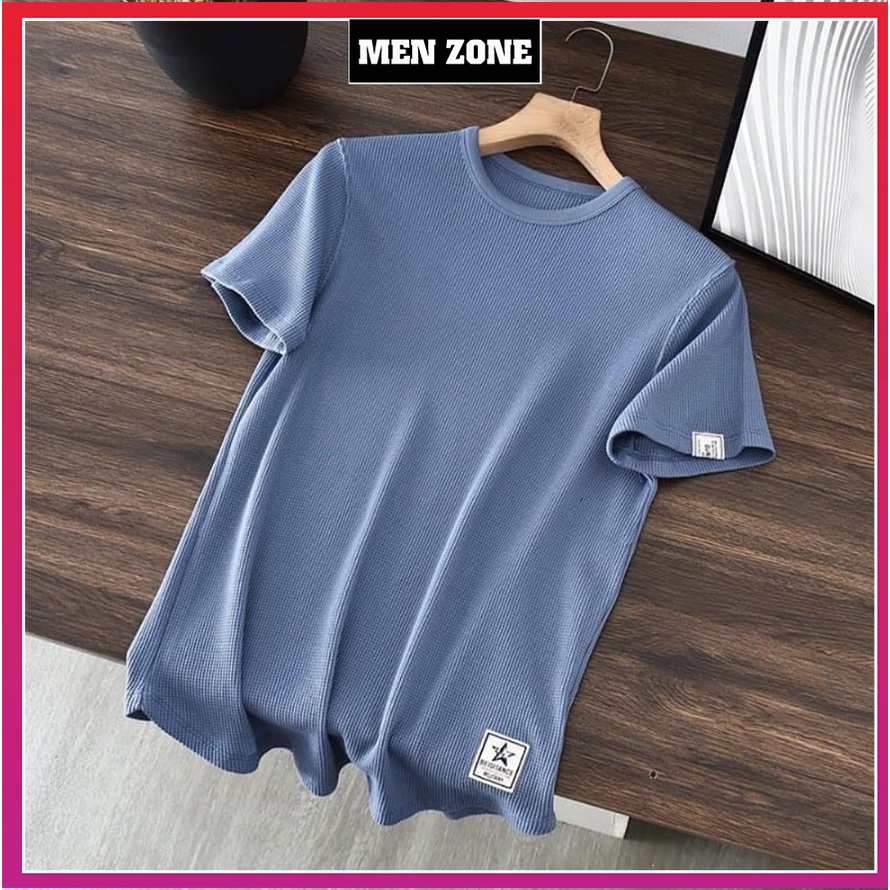 Áo thun nam áo phông nam tay ngắn cổ tròn chất thun cotton tổ ong xuất nhật co giãn 4 chiều [ATO]