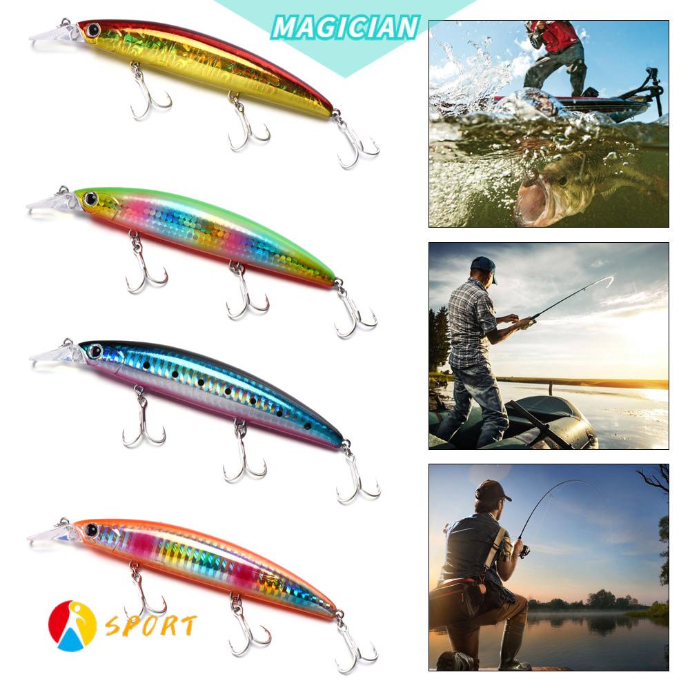 Mồi Câu Cá Giả Dạ Quang Cứng 110mm 19g Chuyên Nghiệp