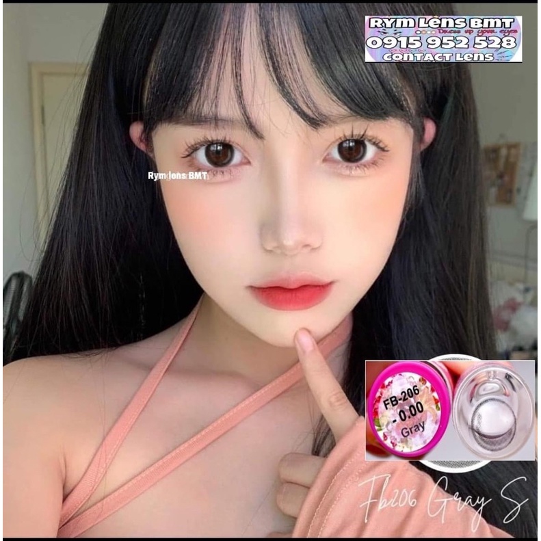 KÍNH ÁP TRÒNG LENS NÂU CHOCO TỰ NHIÊN ( TẶNG KÈM KHAY ĐƠN ĐỰNG LÉN)