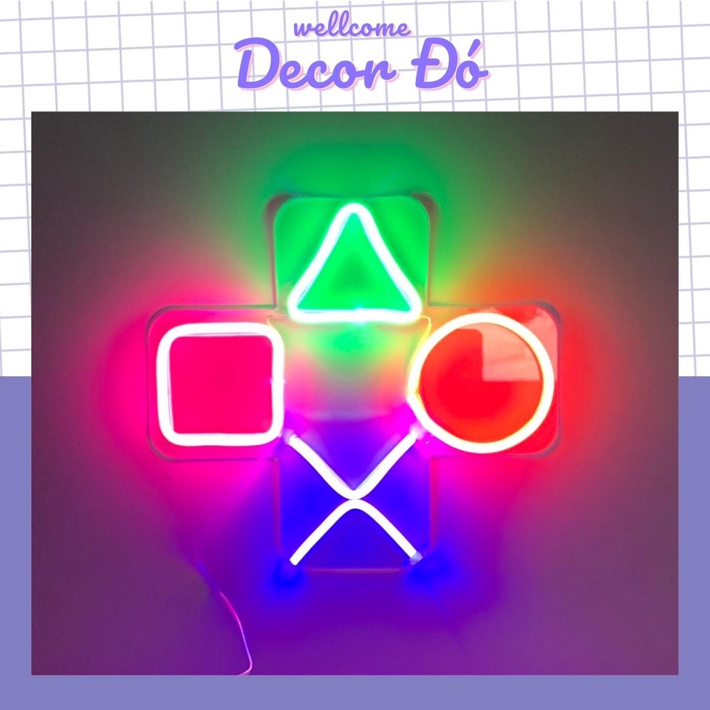 Đèn NeonSign | Playstation | Kích Thước 43x13cm | Quà Tặng Trang Trí Cực Chất , Siêu Sáng & Tiết Kiệm Điện Với Led 12v