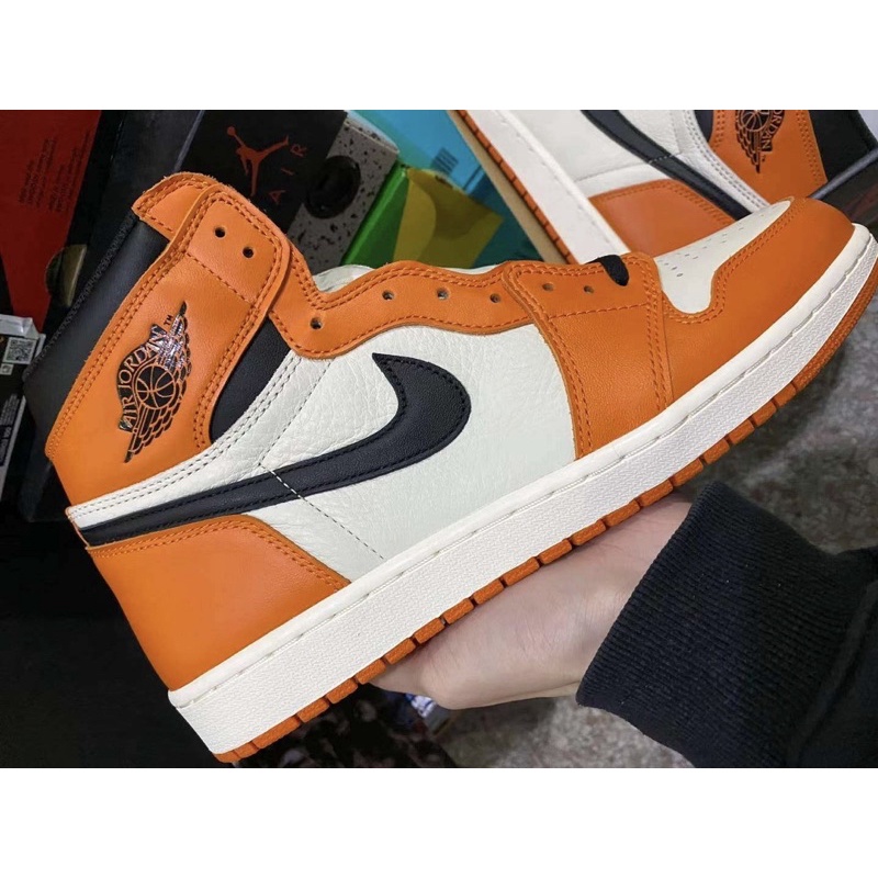 Giày Jordan 1 JD1 màu Orange - bản cao cấp