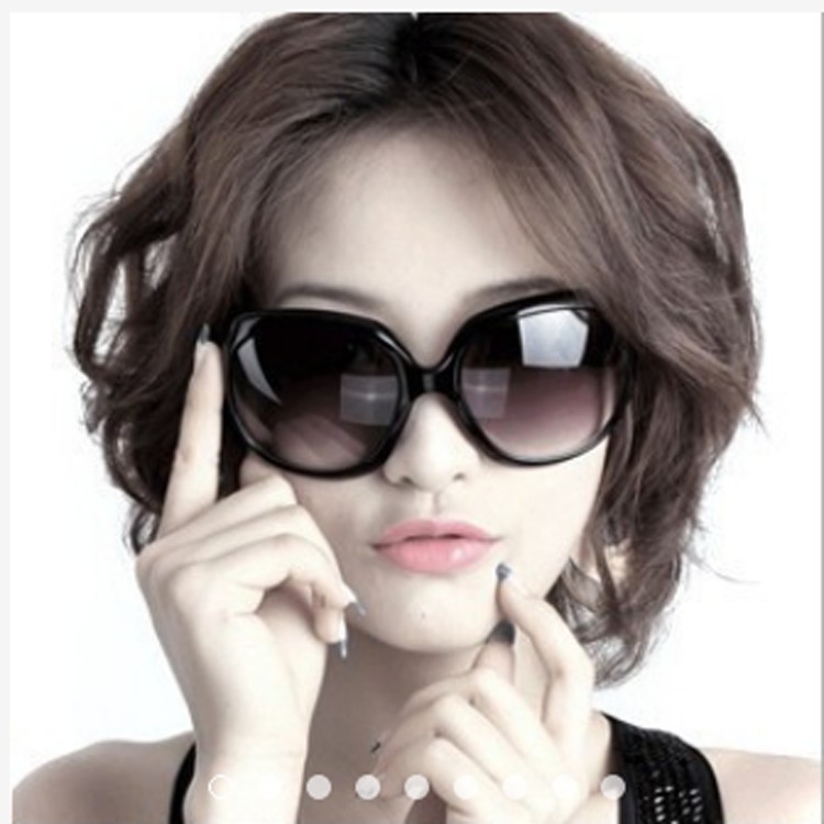 Mắt kính tròn thời trang hot girl (Trà)