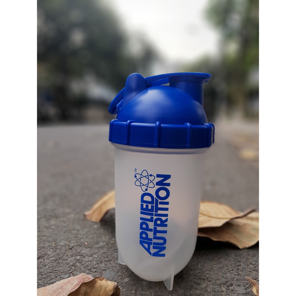 Bình nước, lắc shaker Applied Nutrition Chính Hãng có bóng đánh tan 100% Whey Protein, rule 1 protein