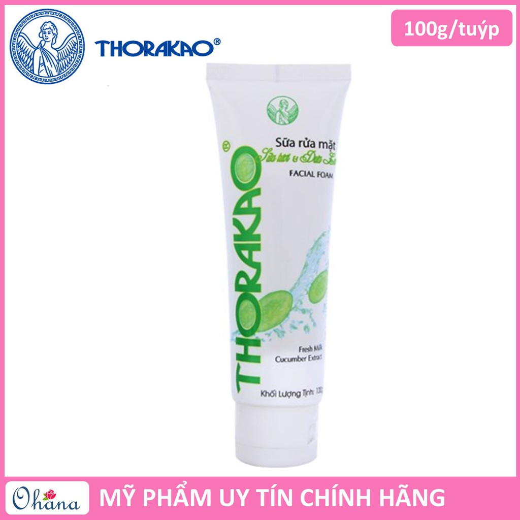 Sữa Rửa Mặt Sữa Tươi Dưa Leo 100g Thorakao