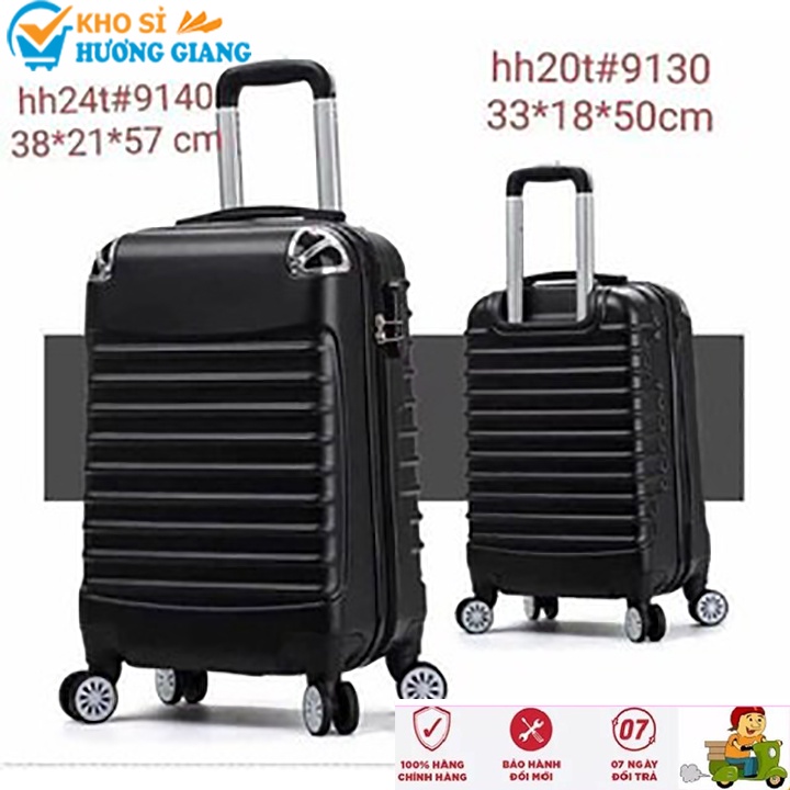 SET 2 VALI KÉO DU LỊCH HÀN QUỐC CAO CẤP CÓ BÁNH XE SIZE 20 INCH VÀ 24 INCH NHIỀU MÀU