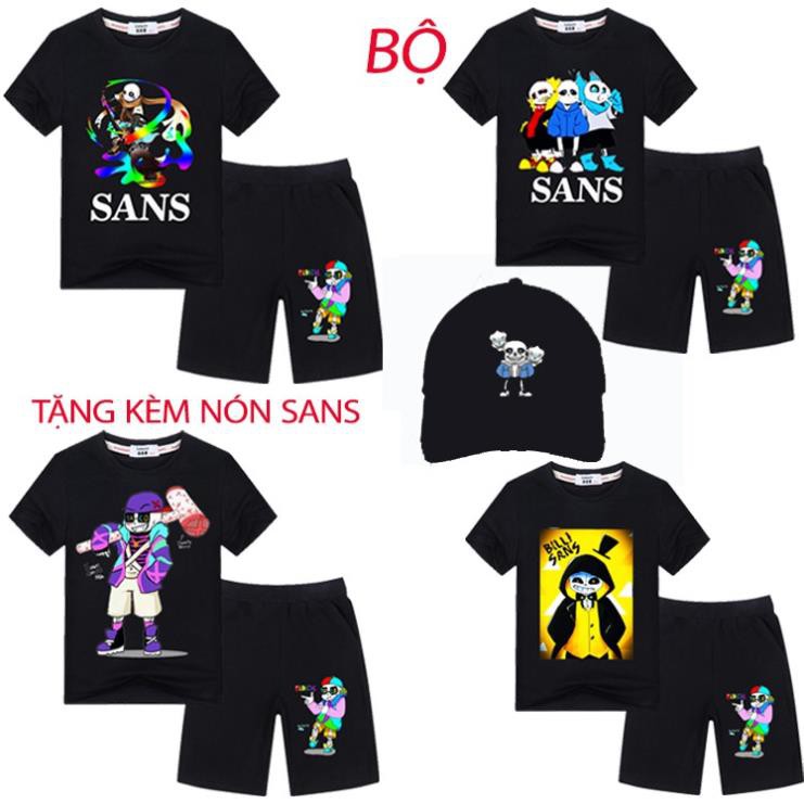 HOT GIÁ XƯỞNG COMBO bộ quần áo game Undertale nhân vật bé Sans độc đáo TẶNG KÈM NÓN | BigBuy360 - bigbuy360.vn
