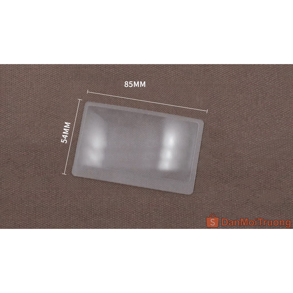Thấu kính Fresnel dạng tấm hình chữ nhật tạo lửa