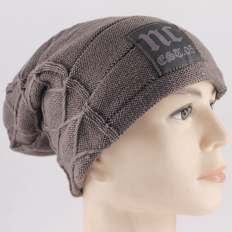 Mũ Len Beanie Mềm Mại In Chữ Nhiều Màu Thời Trang Mùa Đông Cho Nam Và Nữ
