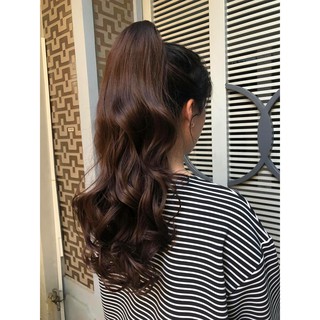 Ngoạm tóc giả xoăn lơi 40cm