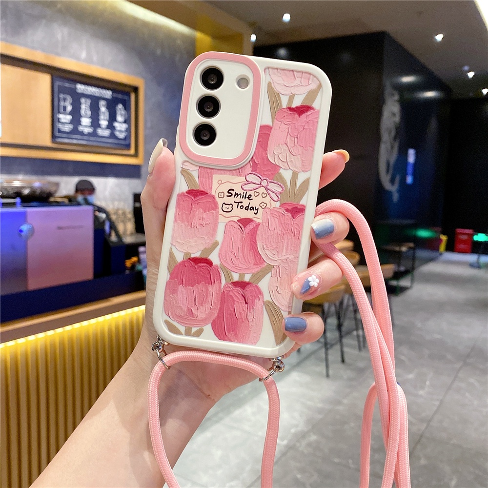 Ốp Điện Thoại Silicon Chống Sốc Có Dây Đeo Cổ Cho Iphone 11 12 13 PRO MAX 11 12 13 PRO X XS XR XS MAX 6 6S 7 8 SE 2020 7 8 Plus SE