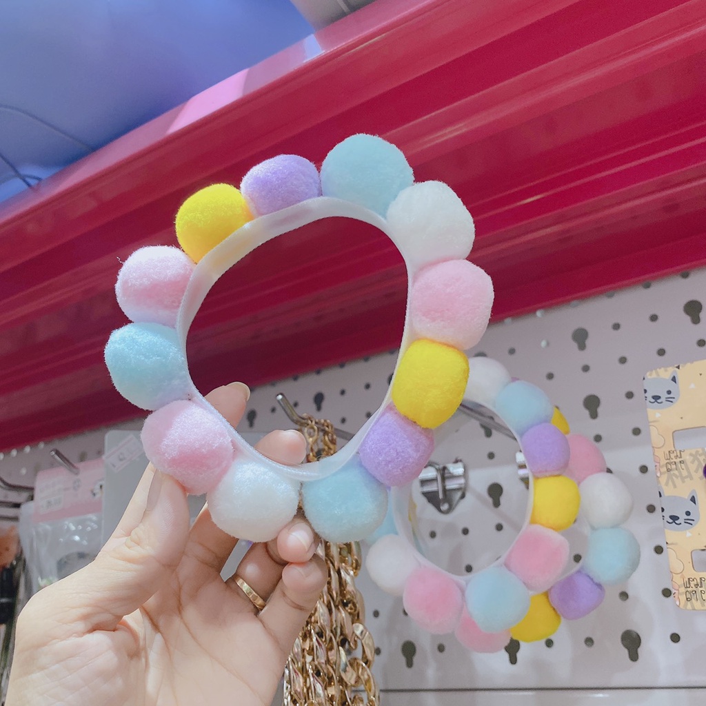 VÒNG CỔ HẠT BÔNG TRÒN CÓ CHUÔNG CHO MÈO