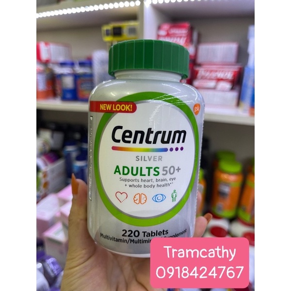 Centrum silver 50 dành cho nam nữ trên 50 tuổi