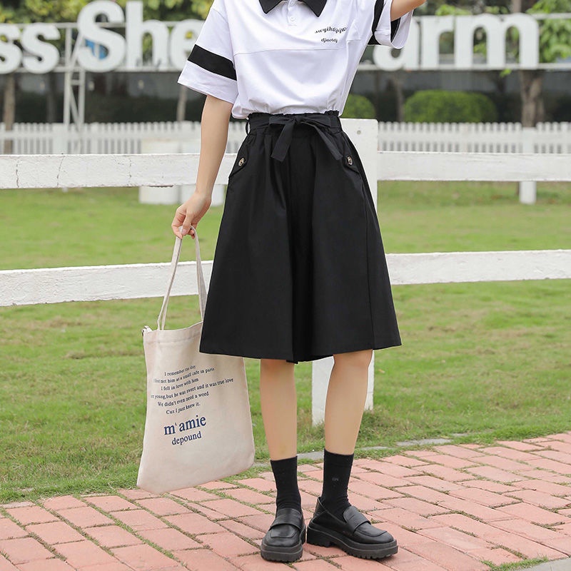 Quần Lửng Dáng Rộng Phong Cách Hàn Quốc 2022 Amoi Cho Nữ