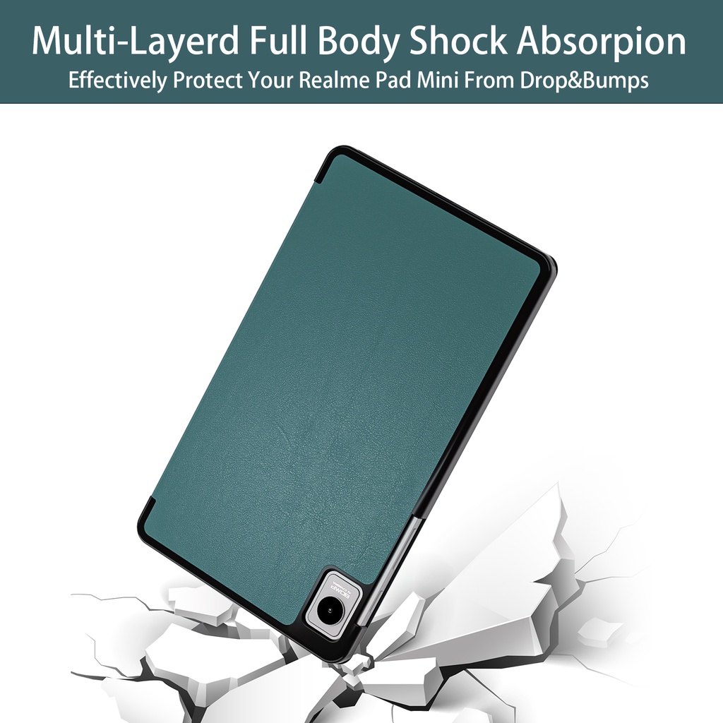 Ốp Máy Tính Bảng Có Giá Đỡ Nam Châm Gấp Ba Khúc Cho 2022 OPPO Realme Pad X Tablet Case 11 inch Realme Pad Mini 8.7 inch