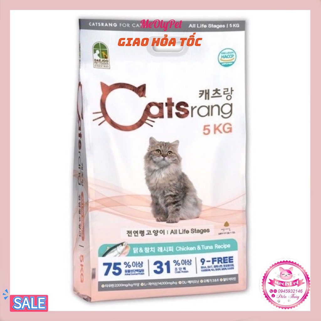 Thức ăn cho mèo mọi lứa tuổi CATSRANG túi 1kg
