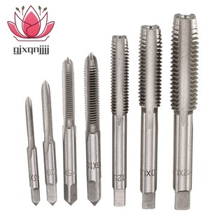 7 Mũi Khoan M3 To M12 Bằng Kim Loại Màu Bạc