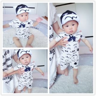 Bộ bé trai - body râu bé trai