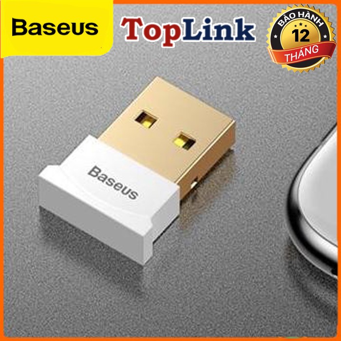 Baseus Mini USB Bluetooth Adapter Tiện Ích Bluetooth 4.0 Cái Máy Tính Âm Nhạc Receiver USB Adapter Đối Với Ps4 - TopLink