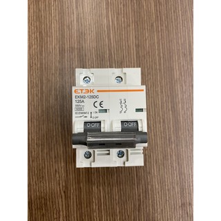 Cầu dao CB DC acquy 125A 2P 550V ETEK EKM1-125DC, EKM2-125DC