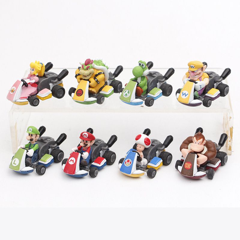 Set 8 Mô Hình Đồ Chơi Nhân Vật Super Mario