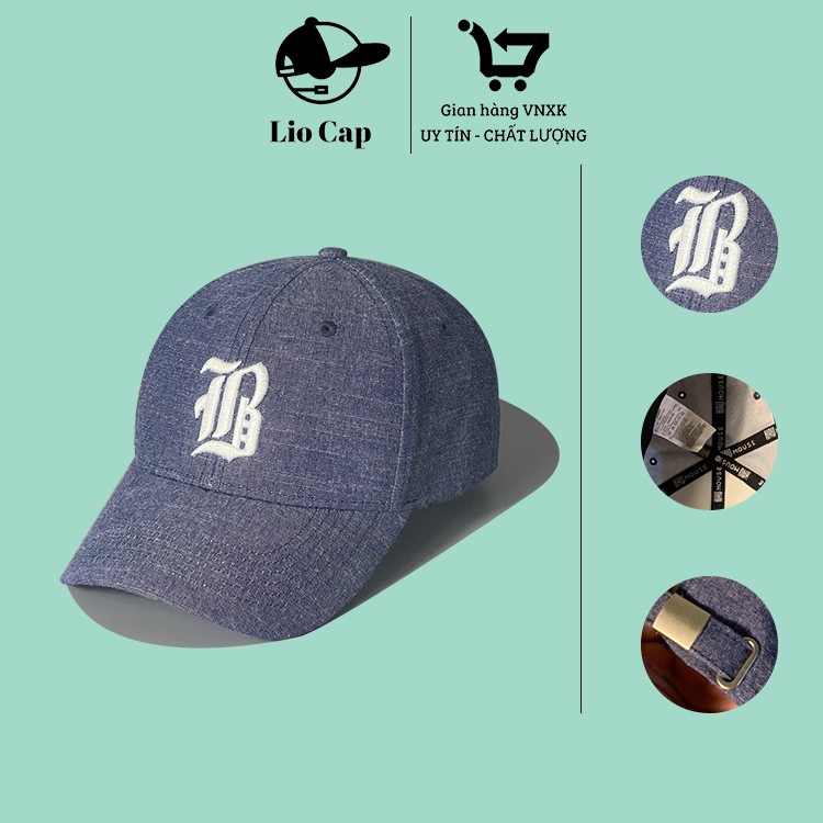 Mũ lưỡi trai chữ B xanhVNXK full hộp cao cấp Free Size thêu logo chữ nổi 3D, mã giảm 10k cho đơn 50k: 𝟵𝟵𝗙𝗔𝗦𝗛𝗜𝗢𝗡𝗦𝗔𝗟𝗘𝟭