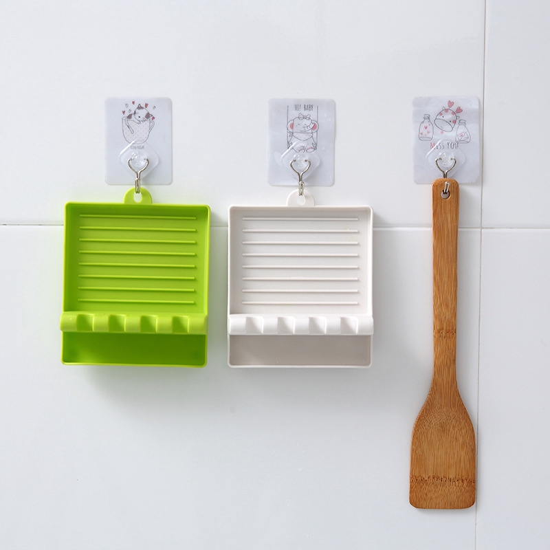 Anti-drip plastic spoon and chopsticks holder convenient for the kitchen