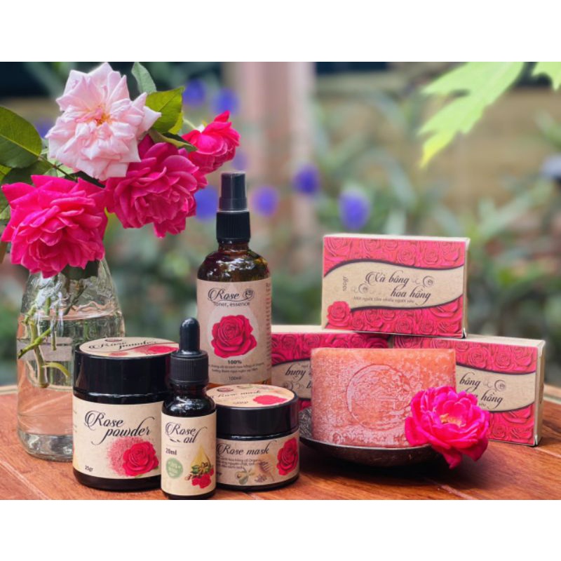 Dầu dưỡng hoa hồng Phúc An House (Rose Oil) dưỡng ẩm, ngăn ngừa lão hoá, tái tạo da - 20ml | BigBuy360 - bigbuy360.vn
