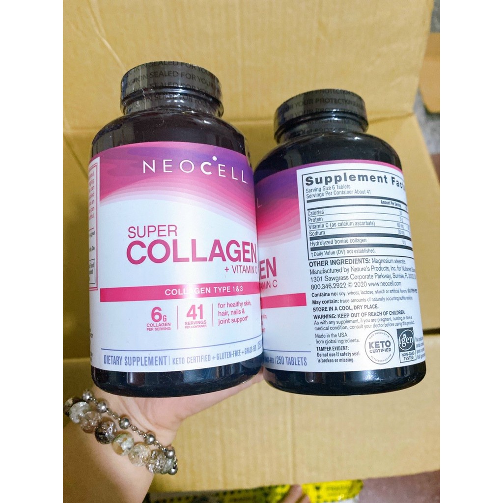 250 viên Neocell Super Collagen +C - Mỹ