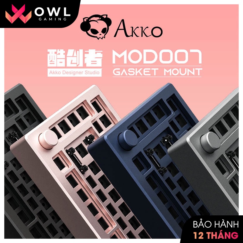 [🧧GIÁ SỐC Inbox] Kit bàn phím cơ AKKO Designer Studio - MOD007 (Gasket Mount / Hotswap / RGB / Foam) - Hàng chính hãng