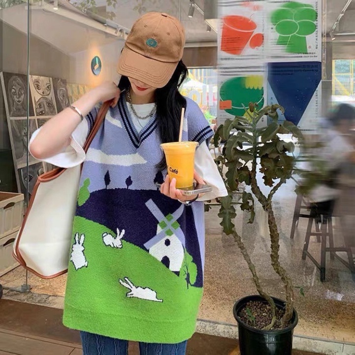 Gile Len Nam Nữ Dáng Rộng, Áo Len Gile Unisex GUMAX Thời Trang Cao Cấp Cổ Chữ V FreeSize Kiểu Dáng Hàn Quốc | BigBuy360 - bigbuy360.vn