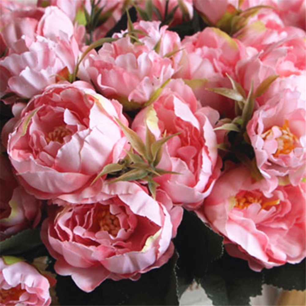 CONOPERY Bình hoa 8 bông trang trí phong cách vintage