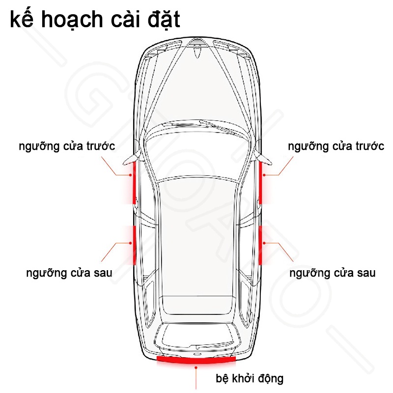 GTIOATO Cho Nissan Almera Sợi Carbon Dán Xe Dán Cửa ô Tô DáN  ̂́Ng XưỚC Ô Tô Bảo Vệ Bậc Cửa Và Dán Cốp Xe Hơi Phụ KiệN Ô Tô
