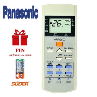 KĐH @ Điều khiển điều hoà Panasonic 1 chiều hàng đẹp