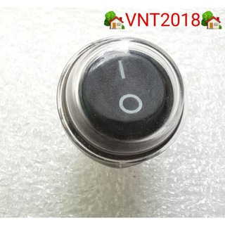 Set 5 Công tắc ON/OFF phi 16mm có nắp chống nước