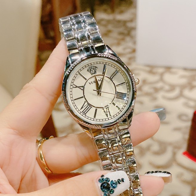 Đồng hồ versace dây thép không gỉ, hàng full box, thẻ bảo hành 12 tháng - Dongho.versace | BigBuy360 - bigbuy360.vn
