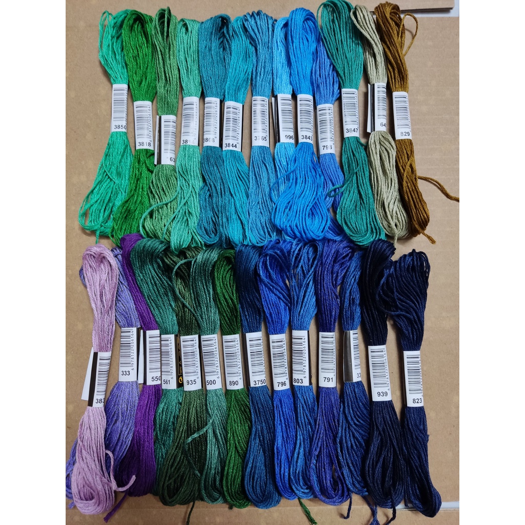 Set chỉ thêu tay 50 màu, 100 màu, 150 màu cực đẹp