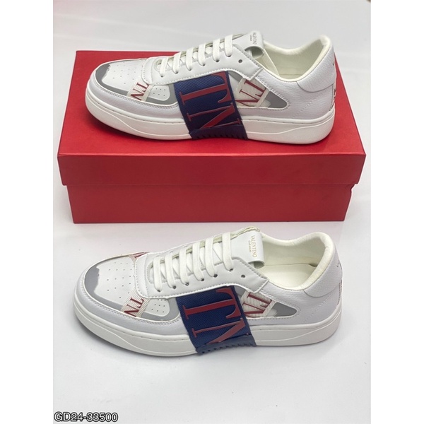 Giầy sneaker VLTN vạt sườn có hộp - Giầy nam kèm hộp cao cấp