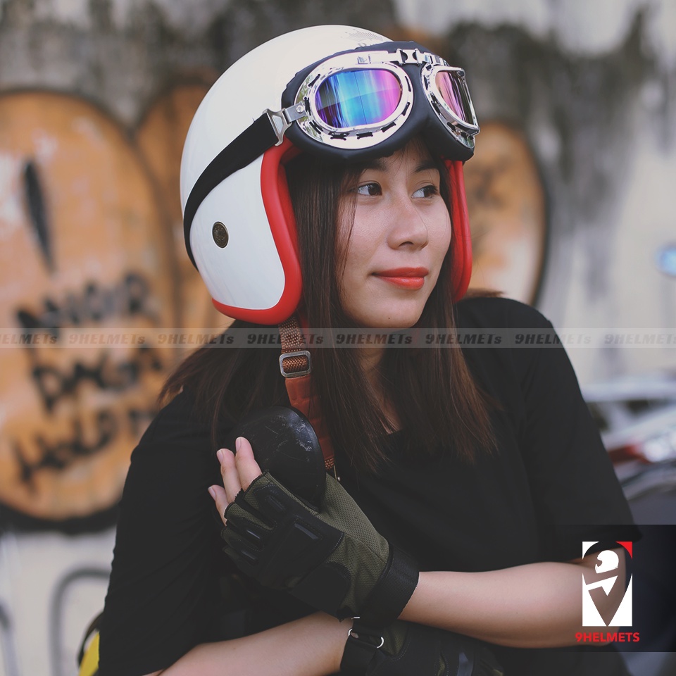 Mũ Bảo Hiểm 3/4 Đầu Chính Hãng