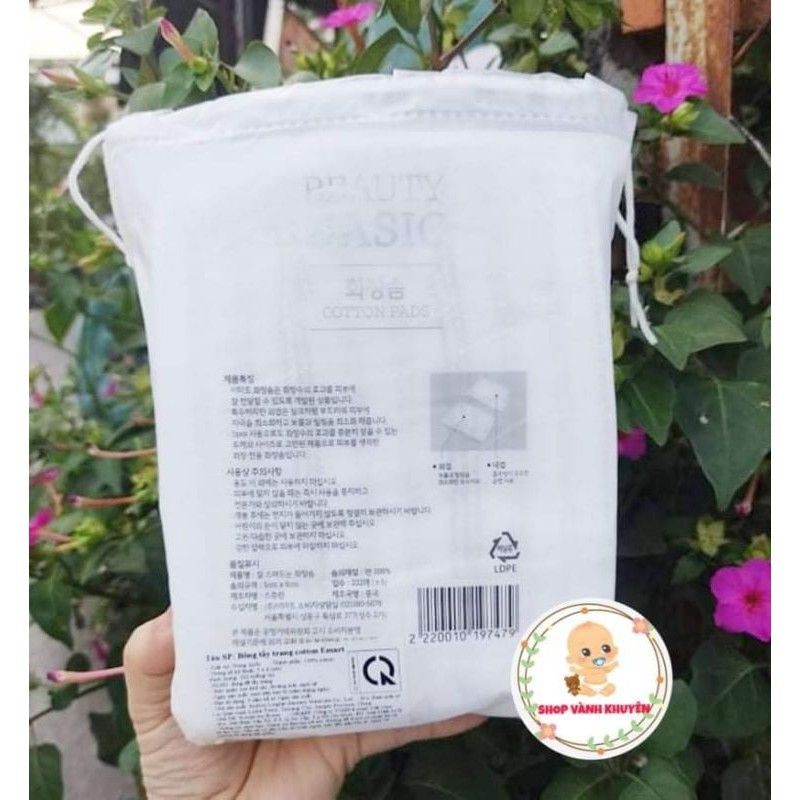 Combo 2 Bông Tẩy Trang Emart 222 Miếng