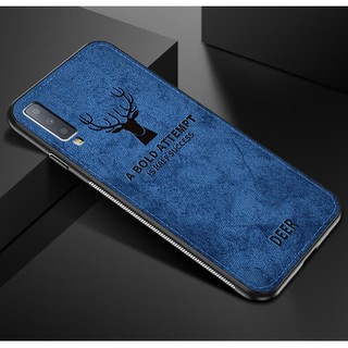 Ốp lưng Samsung Galaxy A70 chống sốc vải đầu hươu