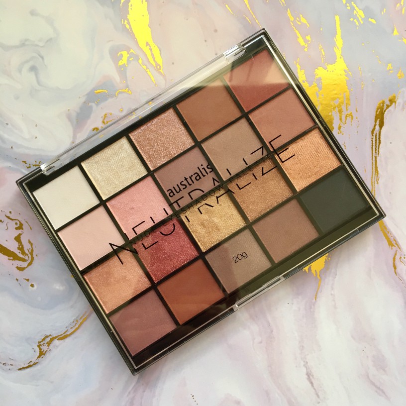 Bảng Phấn Mắt 20 Màu Dạng Lì, Ánh Nhũ Australis Neutralize Nude Eyeshadow Palette