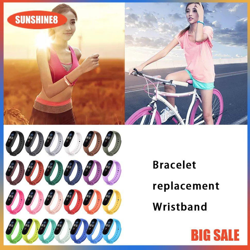 Dây Đeo Cao Su Thay Thế Cho Xiaomi Miband 5 Chất Lượng Cao