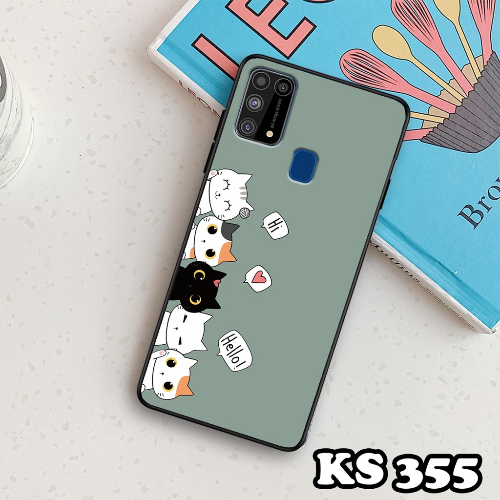 Ốp lưng Samsung M30 - Samsung M30s - Samsung M31 - Ốp in hình Cat&amp;Bear đáng yêu - Chất liệu TPU siêu bền