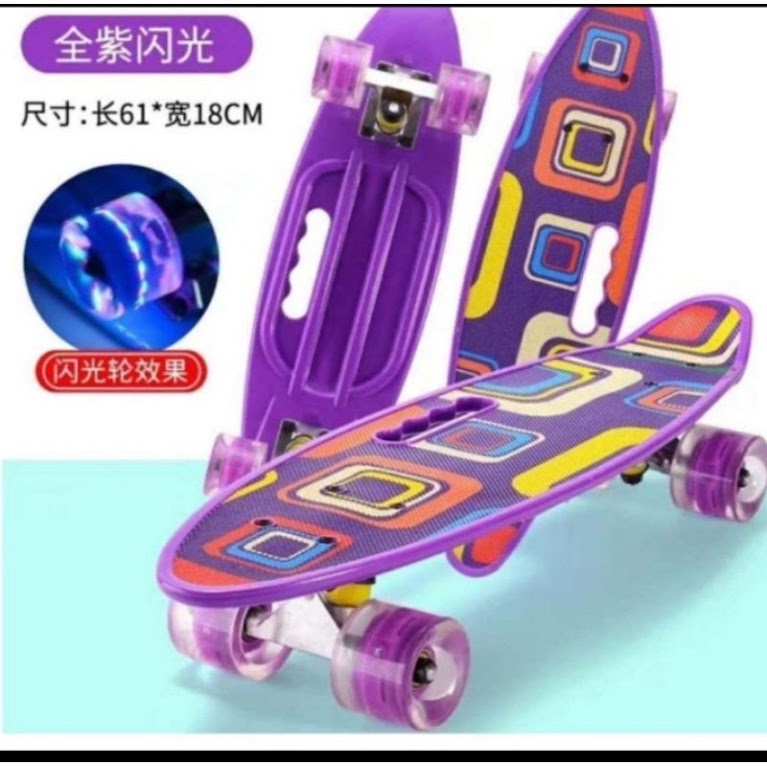 Ván trượt Skateboard keentore Penny cầm tay nhiều màu có đèn led