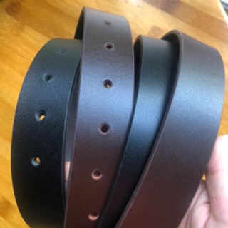 Thắt lưng nam da thật cho khóa đục lỗ size to và size nhỏ dây nịt không mặt