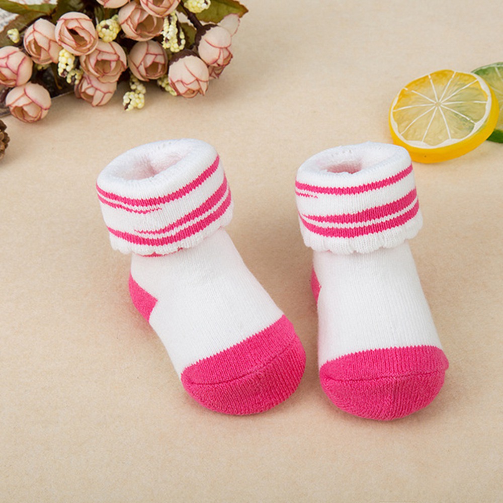 0-3Yrs Winter Soft Cotton Baby Socks Warm Unisex Girl Boy Socks Thick Kids Footwear