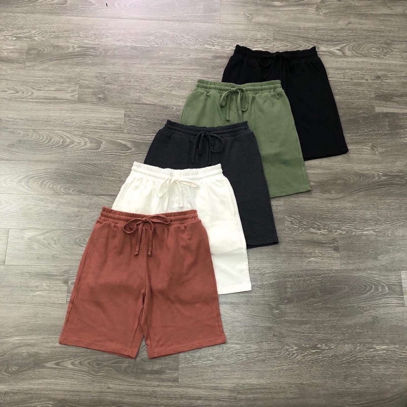 BEUCLOSET - Quần short xuất xịn nam thun da cá dày dặn